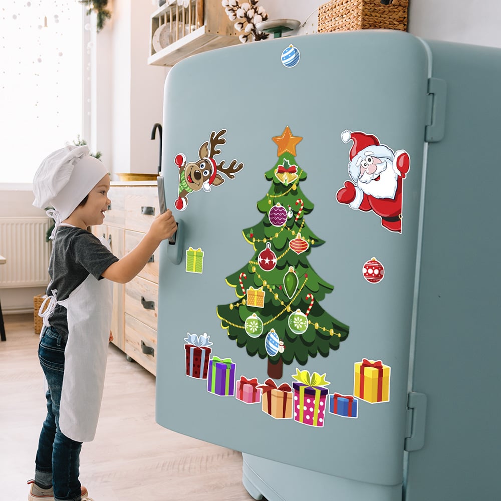 🎁🎅 Karácsonyi témájú mágneses matrica🎄