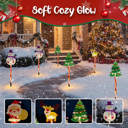 🎄🎁6 darabos mozgó karácsonyi égősor