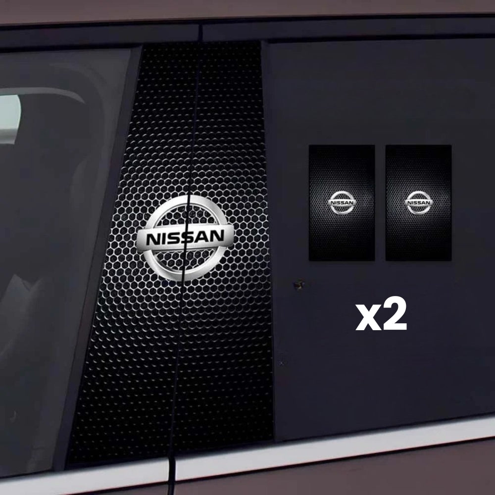 2x Autóablak matrica logóval