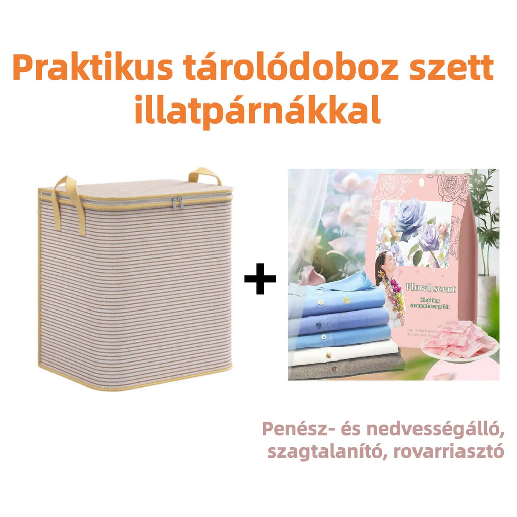 🏠💫 Tágas Tárolótáska Könnyű Hordozással