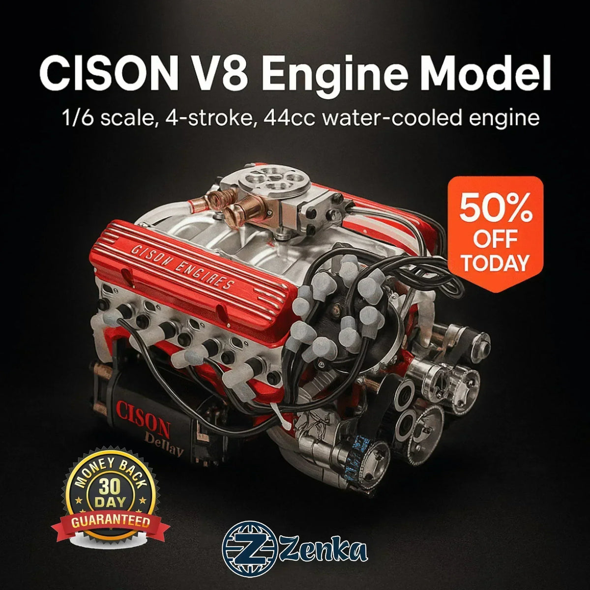🔥 Dübörgő V8-as motor!