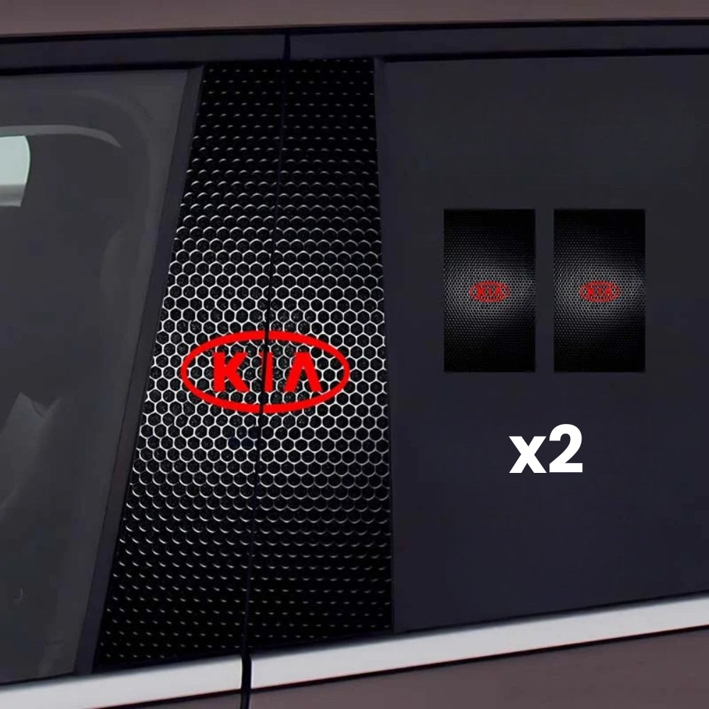 2x Autóablak matrica logóval