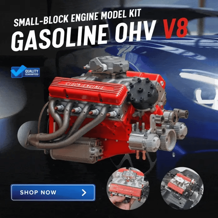 🔥 Dübörgő V8-as motor!