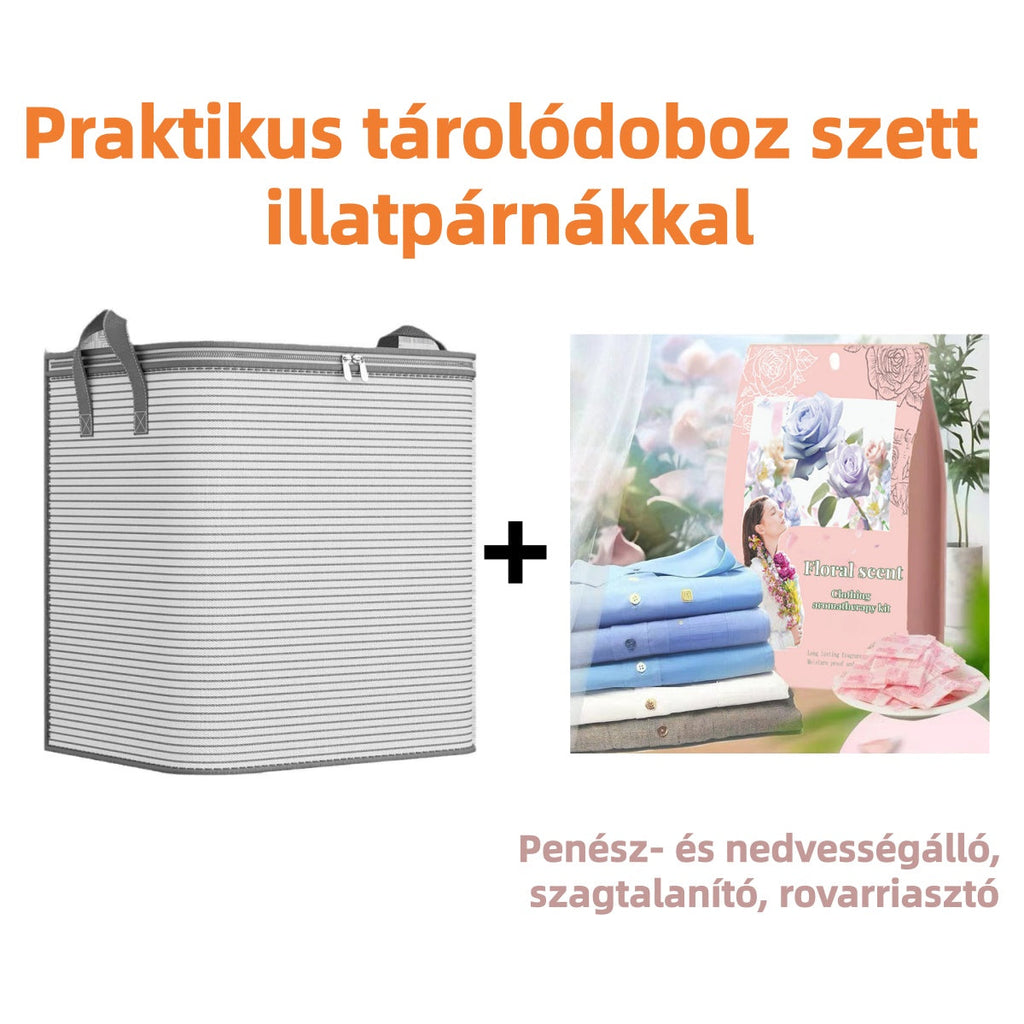 🏠💫 Tágas Tárolótáska Könnyű Hordozással