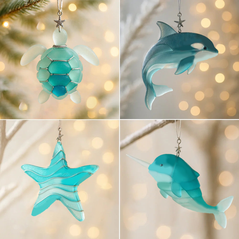 🎁🐟Tengeri üvegből készült adventi naptár tengeri élővilág témával 2025-re🎁