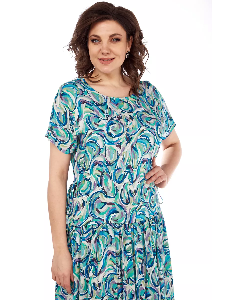 🔥Legjobb akció🔥🌺Nyári sifon ruha mintával👗