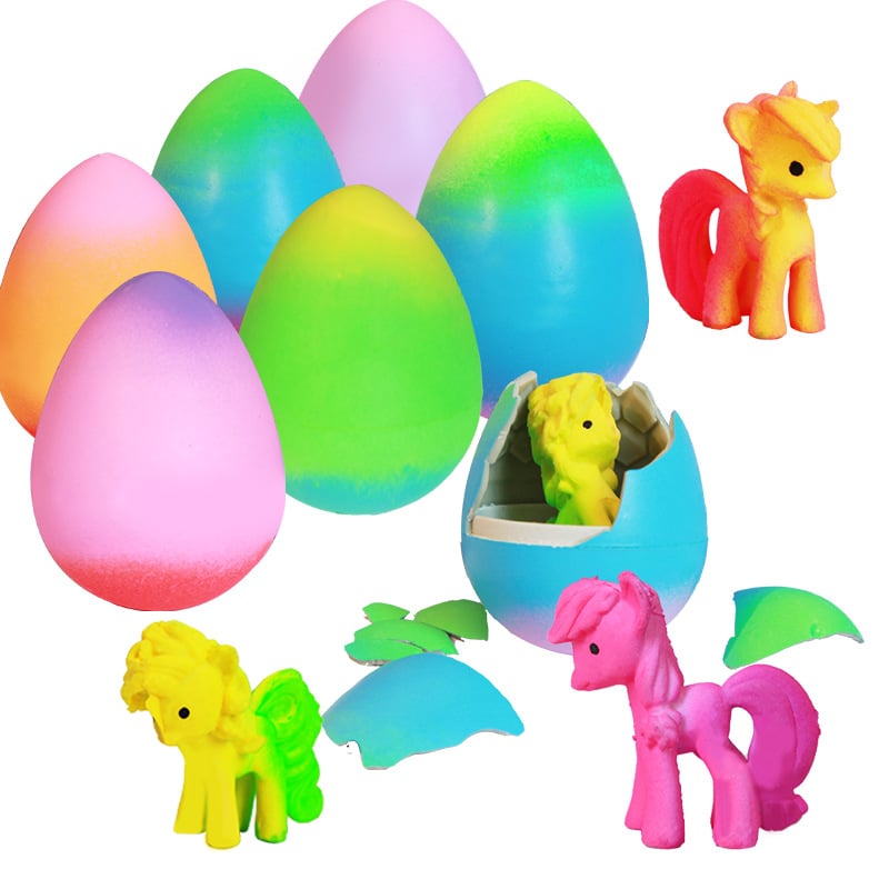 🦄6 db-os csomag növekvő unikornis keltetőtojás