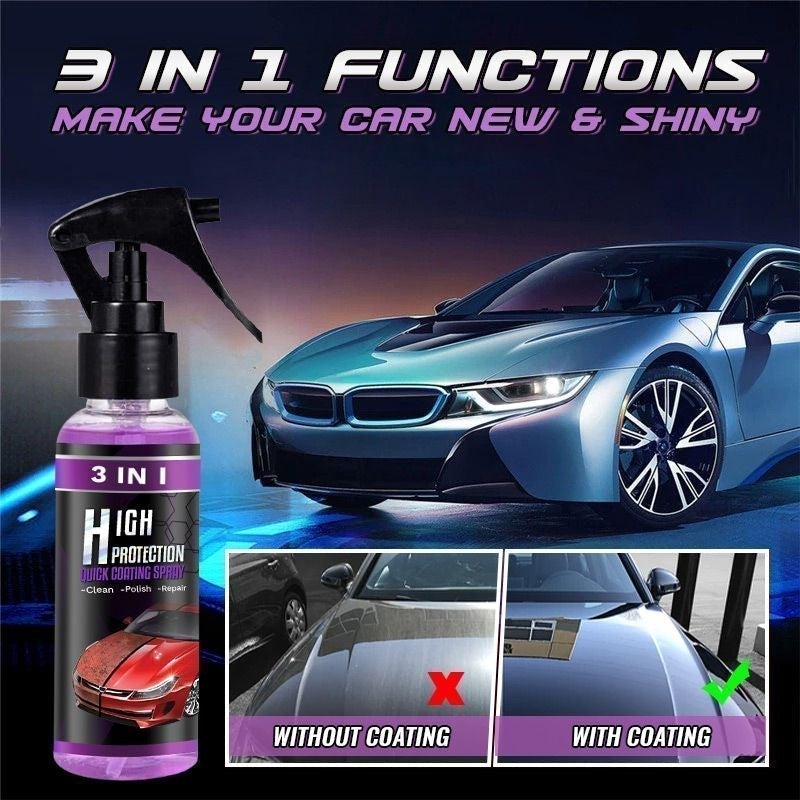 🔥Vásárolj 1et és kapj 1et ingyen 🔥- nagymértékben védő autó tisztító spray🚗