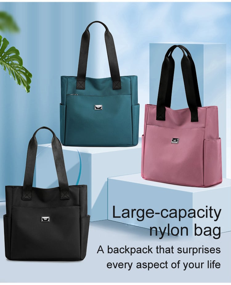 🔥Vízálló nylon válltáska nagy kapacitással és több zsebbel👜