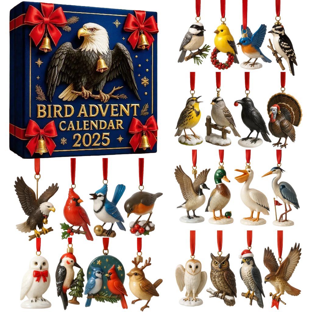2025-ös madár adventi naptár