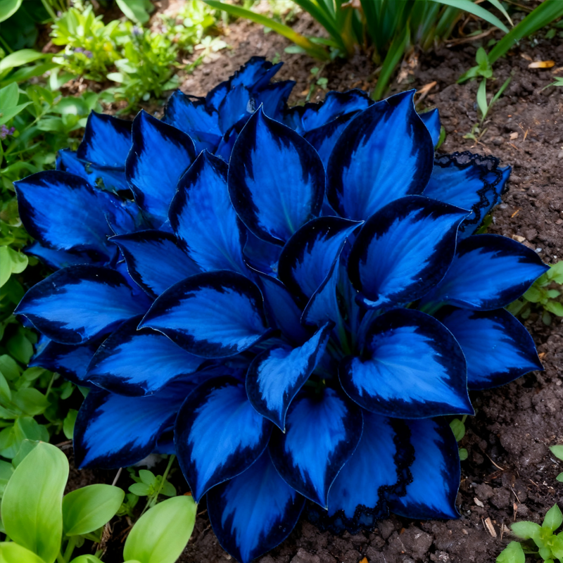 🌌💜 Limitált kiadású Purple Heart hosta – mély, fejedelmi lombozat, csak nálunk!✨🌿