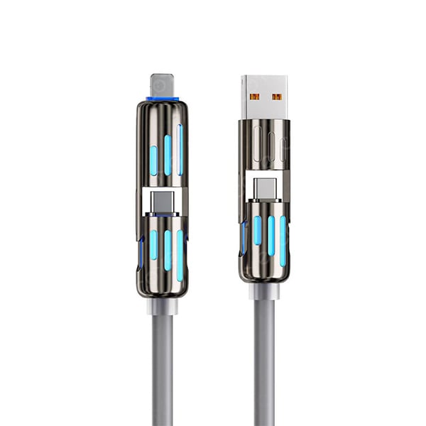 🔥4 az 1-ben USB töltőkábel, gyors töltés⚡
