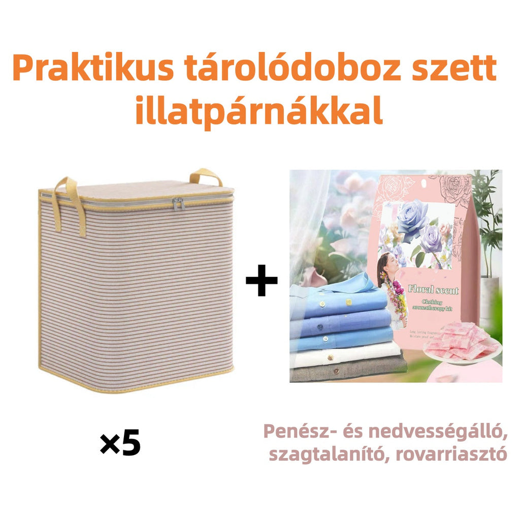 🏠💫 Tágas Tárolótáska Könnyű Hordozással