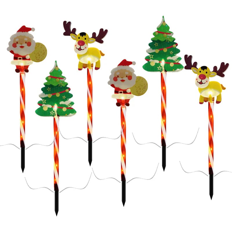 🎄🎁6 darabos mozgó karácsonyi égősor