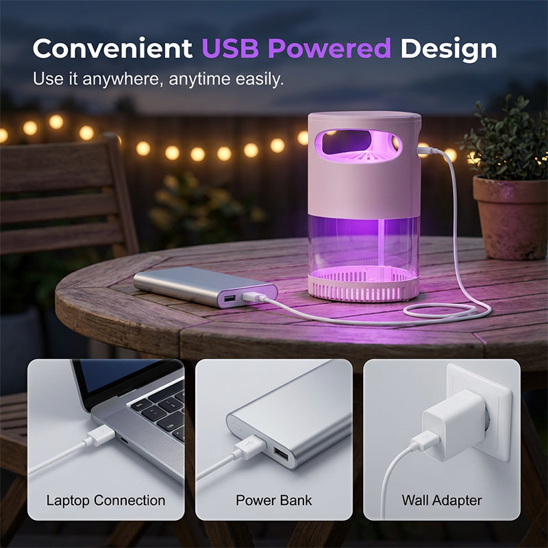 🦟 50% KEDVEZMÉNY! UV szúnyogirtó lámpa – Csendes, USB, vegyszermentes. Több mint 50 000 darab eladva! 🔇🌙