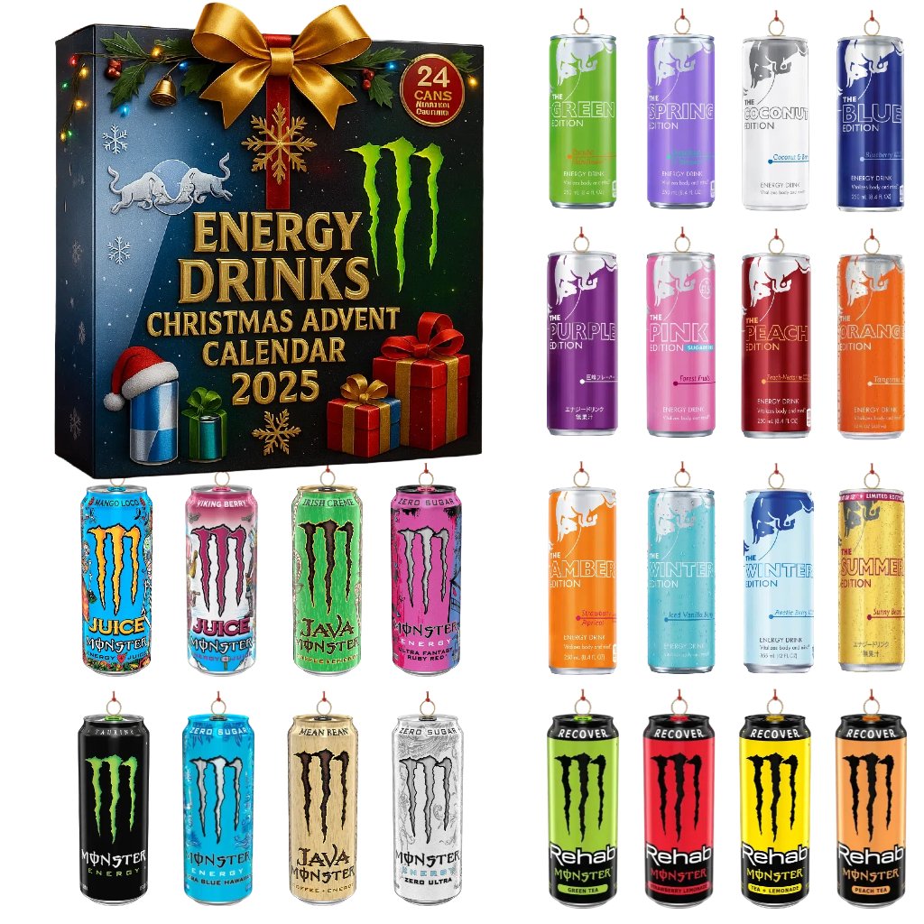Energiaital-dobozos adventi naptár 2025 — 24 nap ünnepi gyűjthető tárgyakkal!