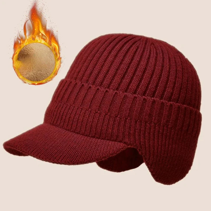 Egy rugalmas, meleg kötött sapka, amely védi a füleidet ☃️