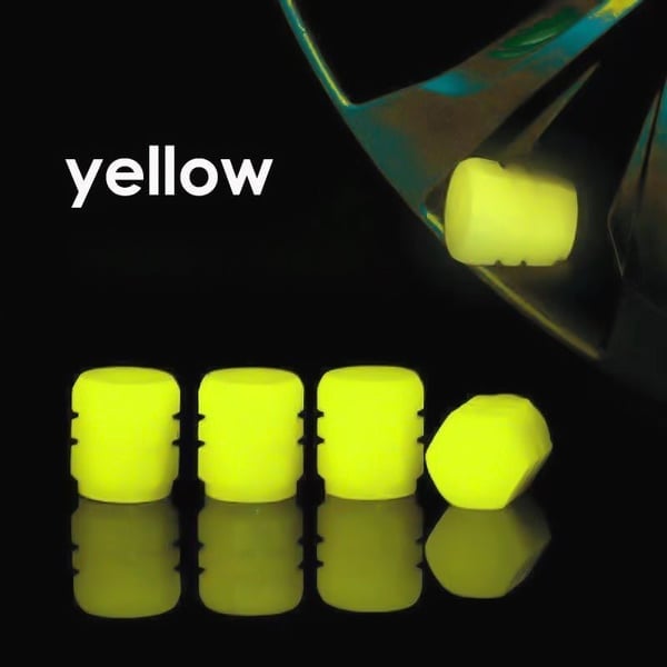 Fluoreszkáló gumiabroncs szelepsapkák