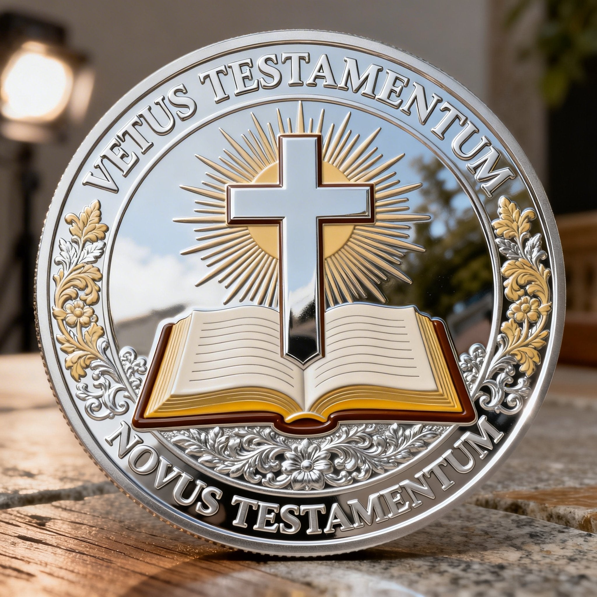❤️Utolsó nap 50% kedvezmény - ✝️ Keresztény emlékérme Az utolsó vacsora