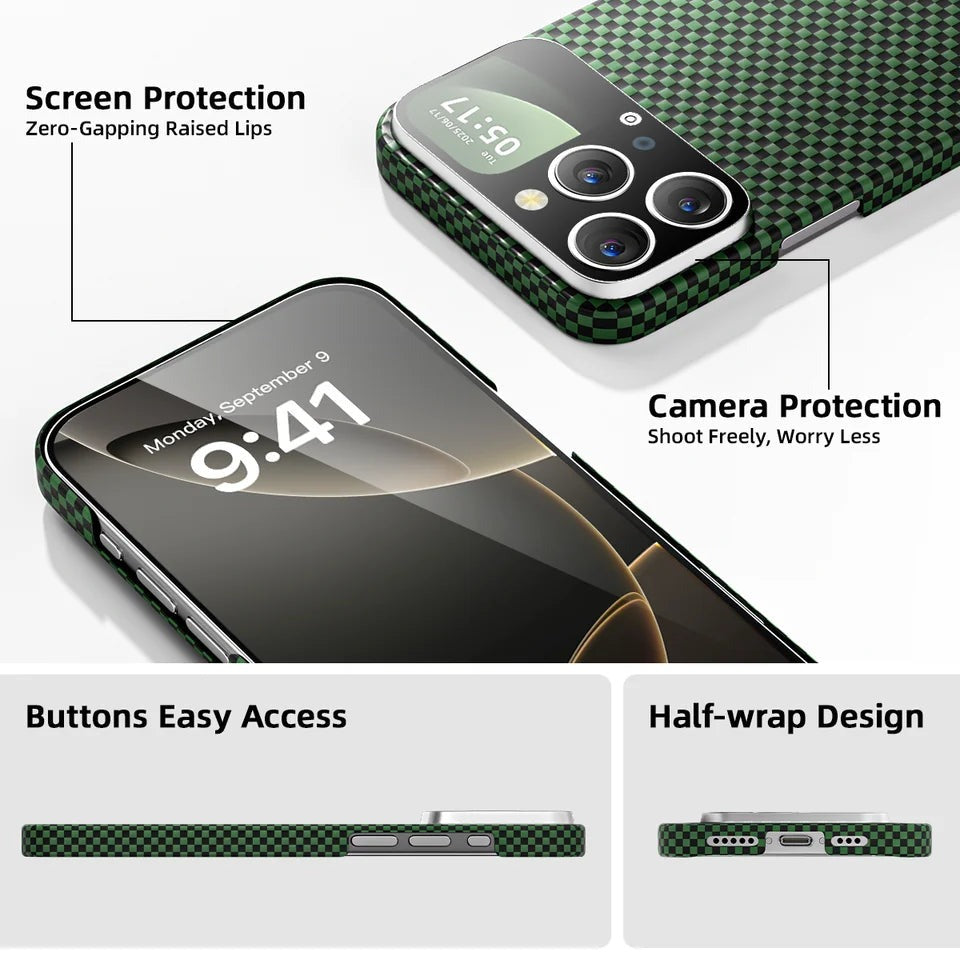Globális, limitált kiadású, mágneses, jövő technológiás intelligens védőtok (iPhone 17-12 készülékkel kompatibilis)