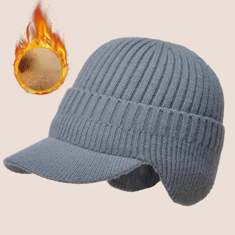 Egy rugalmas, meleg kötött sapka, amely védi a füleidet ☃️