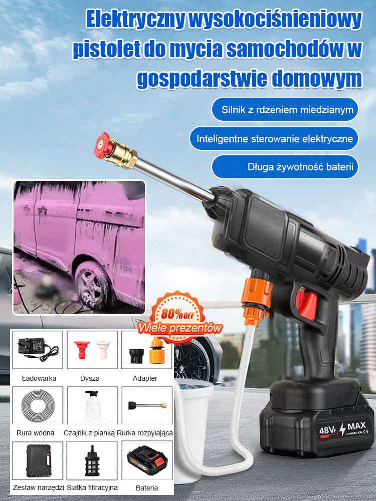 Otthoni elektromos magasnyomású mosó