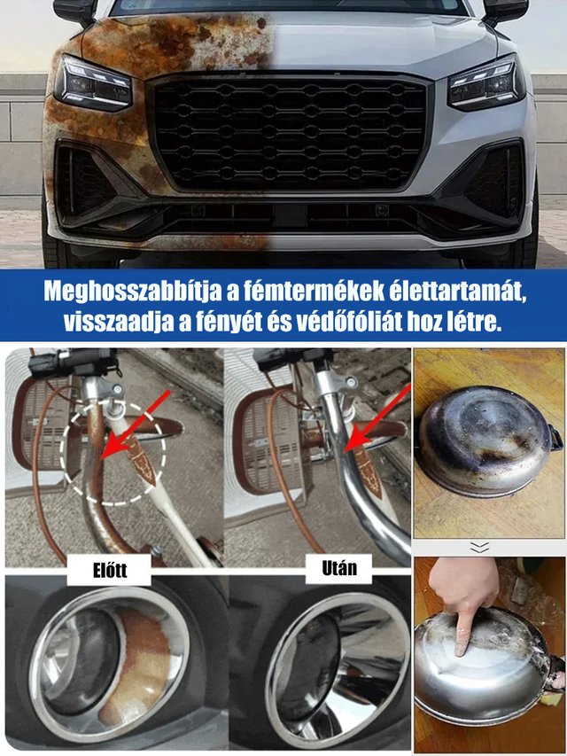 【Gyors rozsdaeltávolítás】Erős acél rozsdaeltávolító