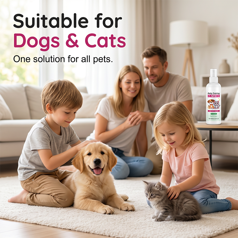🐶🐱 Tisztasági nevelő spray kutyáknak és macskáknak – elősegíti a tisztasági nevelést ✨