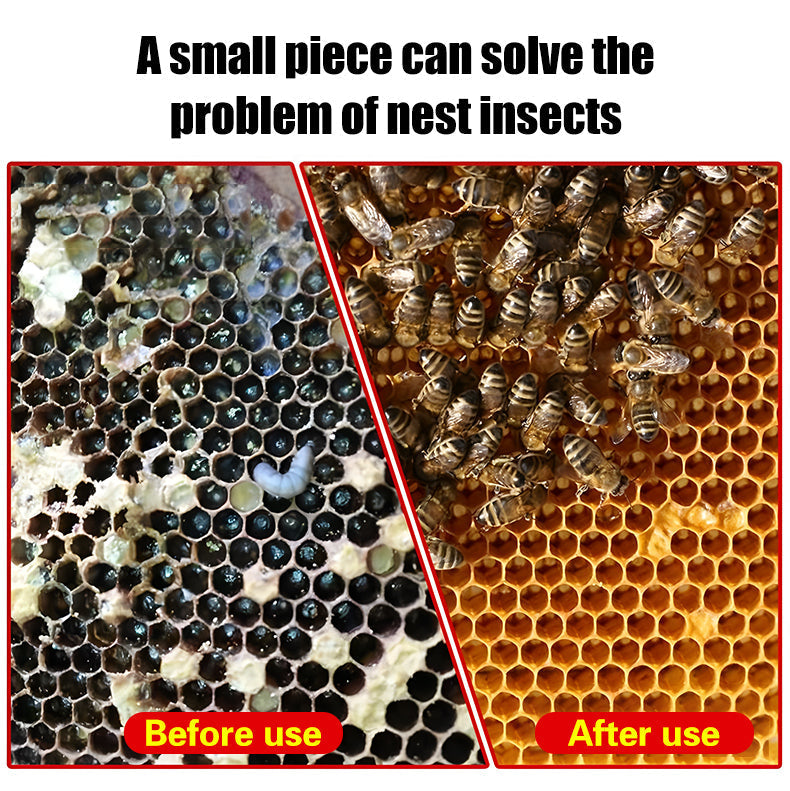 🐝 Kaptártisztító betétek | Speciális mézelő méhek számára | Nyomtalanul eltünteti a molyokat, lárvákat és parazitákat