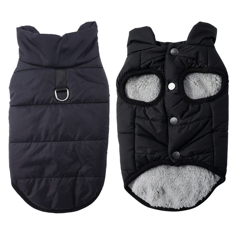 🐾 ✨ Kapucnis kutyakabát – béléses gyapjúval, szélálló 🧥