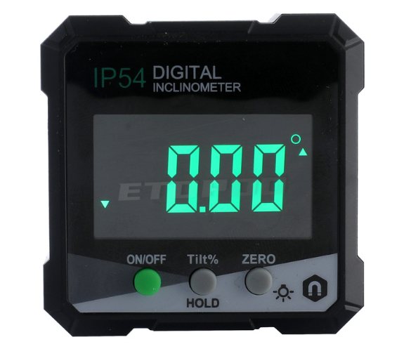 Pousbo® Mini LCD digitális dőlésmérő