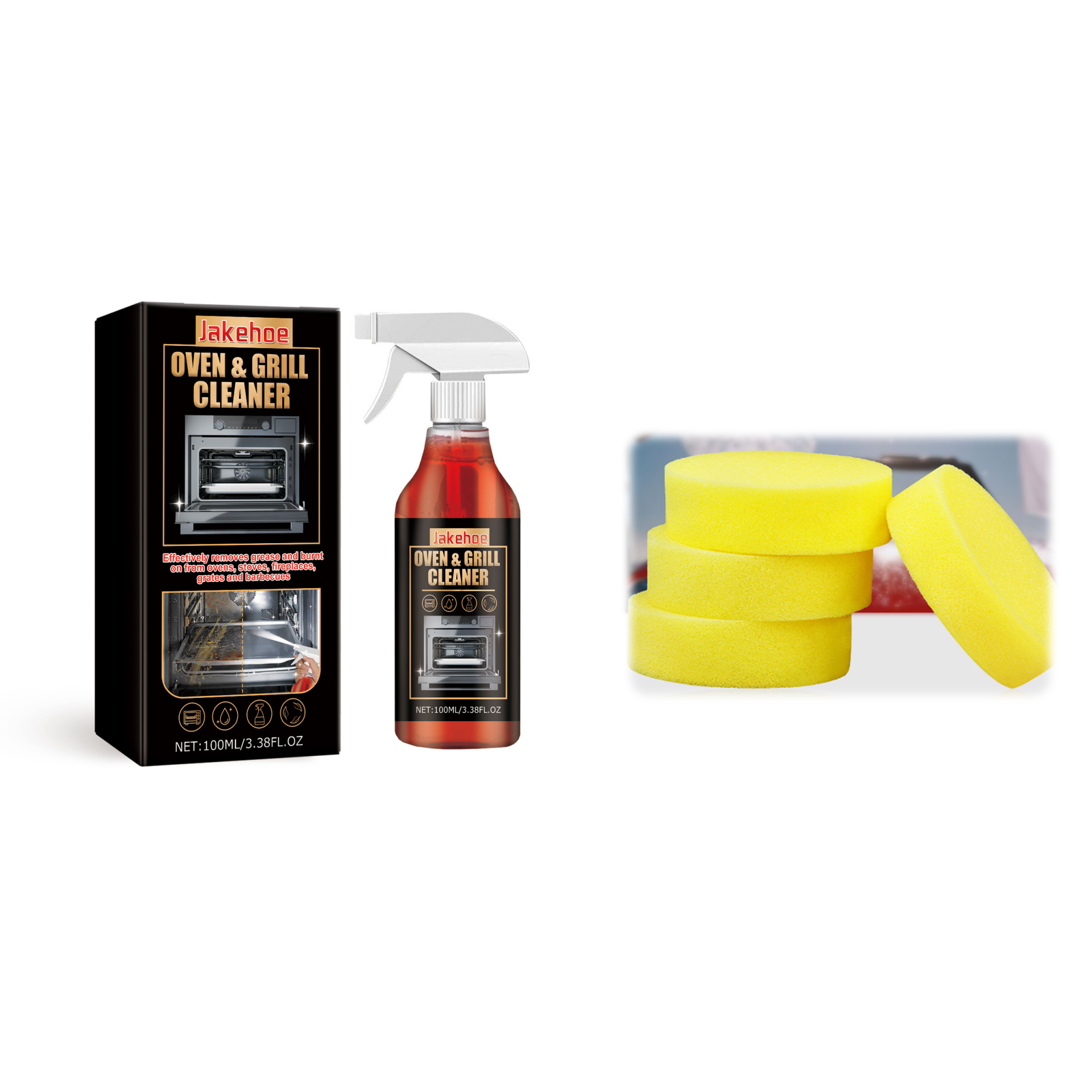 🌬️1+1 ingyen! 🌀Sütő- és grilltisztító spray