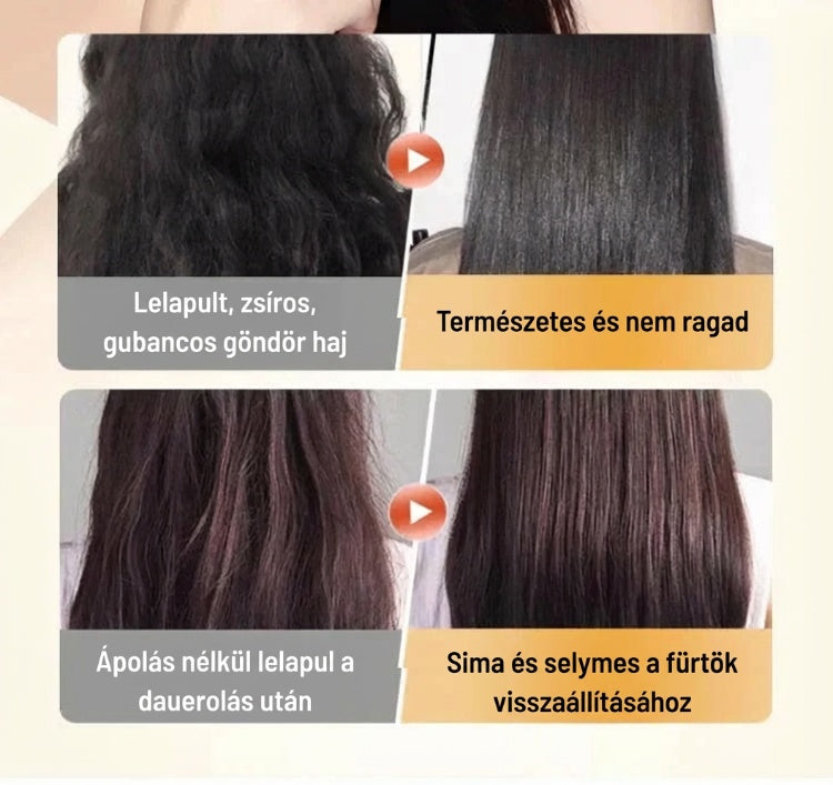 🌷 Illatos olajos hajpermet – A borzolódás és a végződések hasadásának megoldása