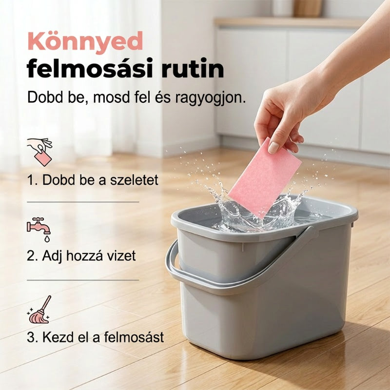 Többfunkciós padlótisztító tabletta – szennyeződés- és vízkőeltávolítás, fényesítés🌿
