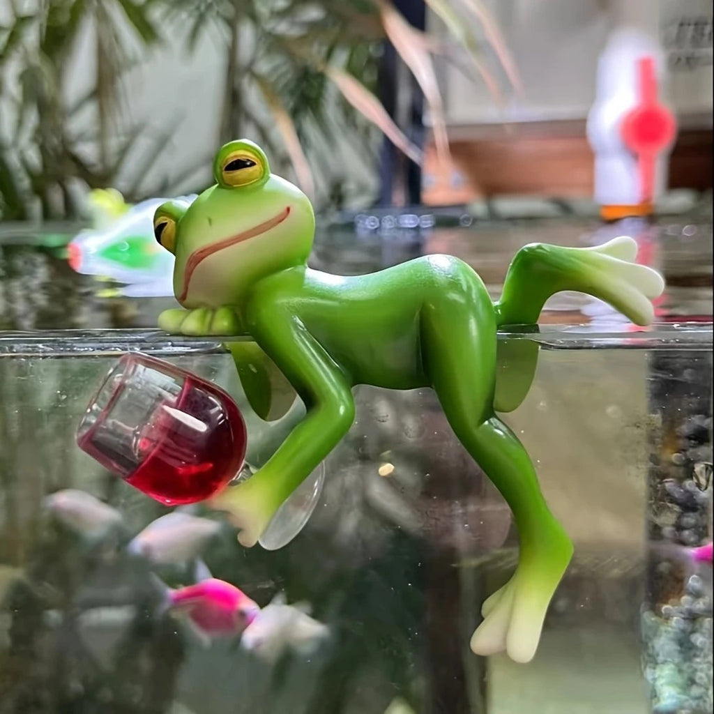 🔥 NAGY AKCIÓ 🐸🍷 Függesztett virágcserép dísz – Béka
