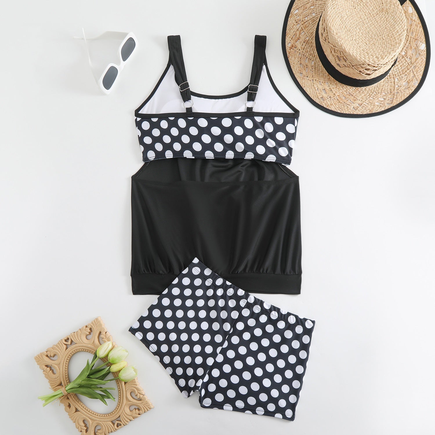 🥳SUMMER HOT SALE🥳💞50K+ SOLD!💥50% OFF! 🔥Women’s Polka Dot Two-Piece Swimsuit🌊✨