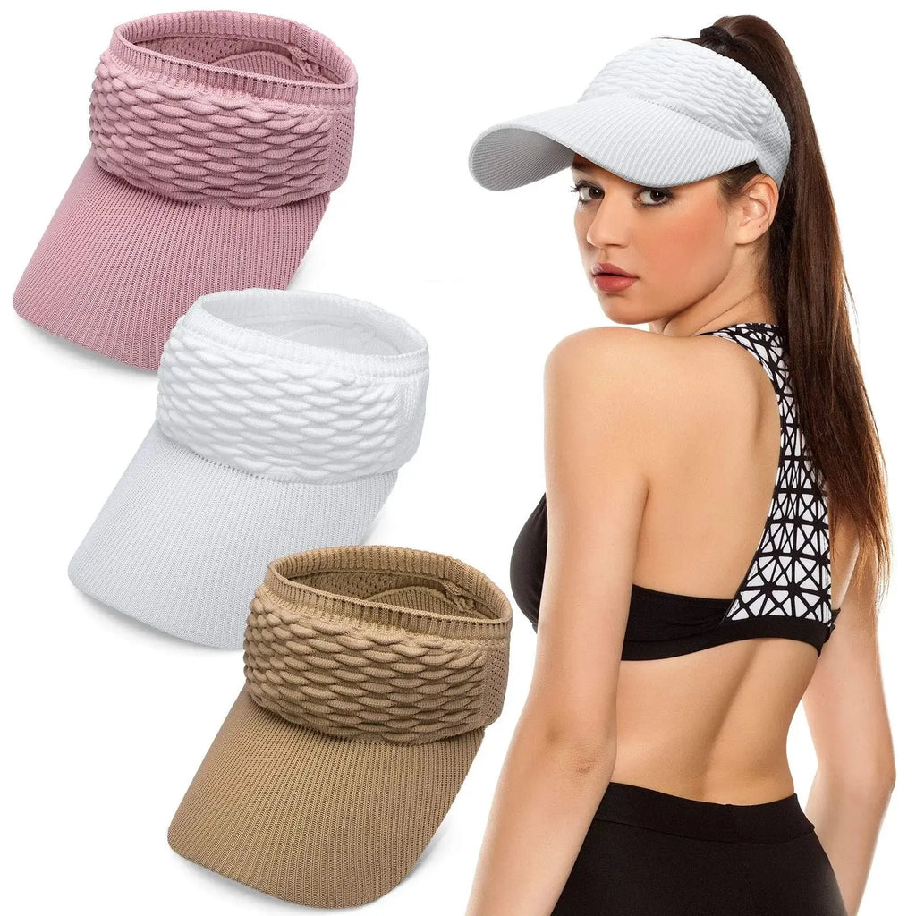 ☀️🧢 Napellenző lyukkal magas copfnak – UV-szűrős, lélegző, kültéri tevékenységekhez és mindennapi használatra