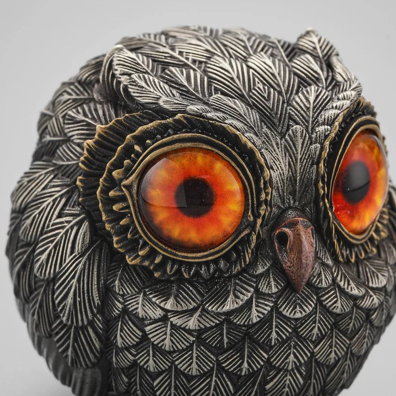 🦉Reális szerencsés bagoly őrzőfigura