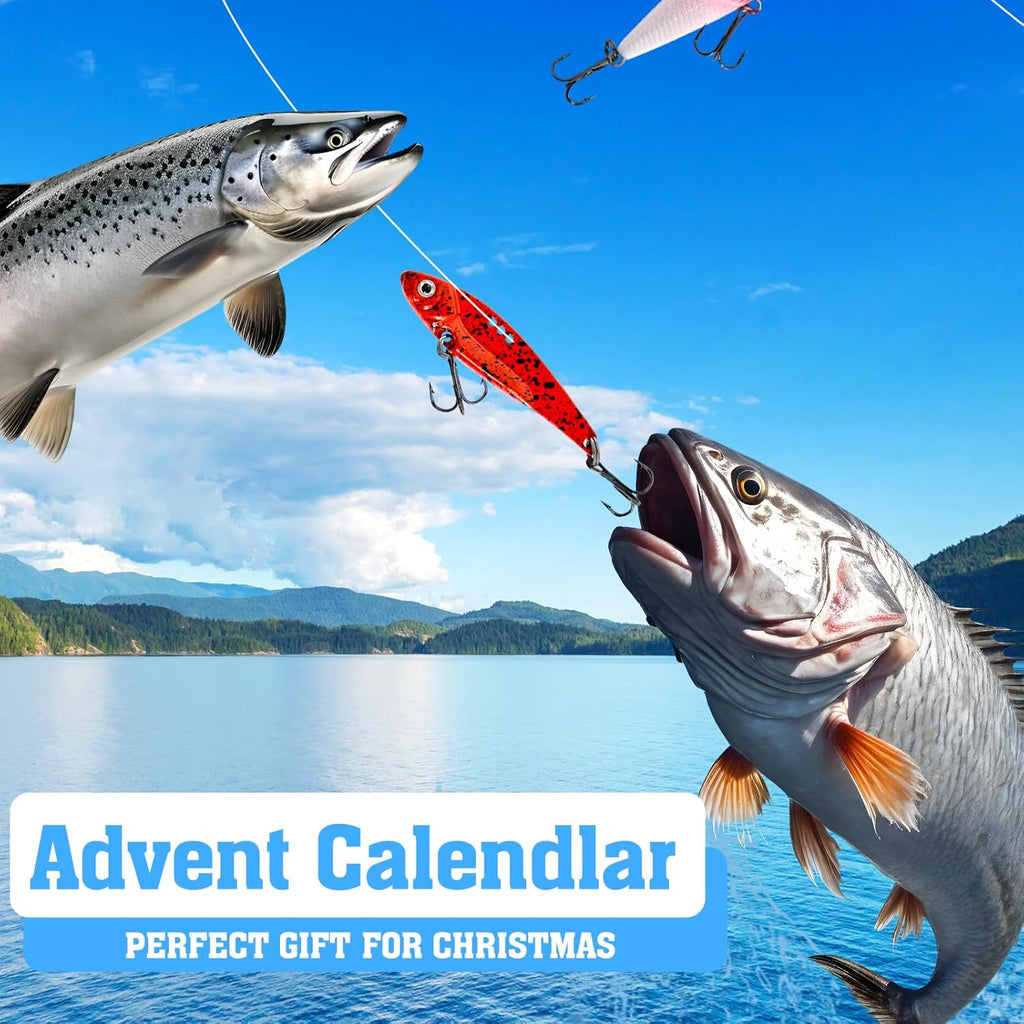 🎣 Horgász Adventi Naptár 2025 (limitált kiadás) – napi meglepetés kiváló minőségű horgászkincsek formájában