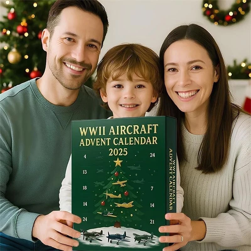 Repülőgép adventi naptár 2025 II. világháborús repülőgép