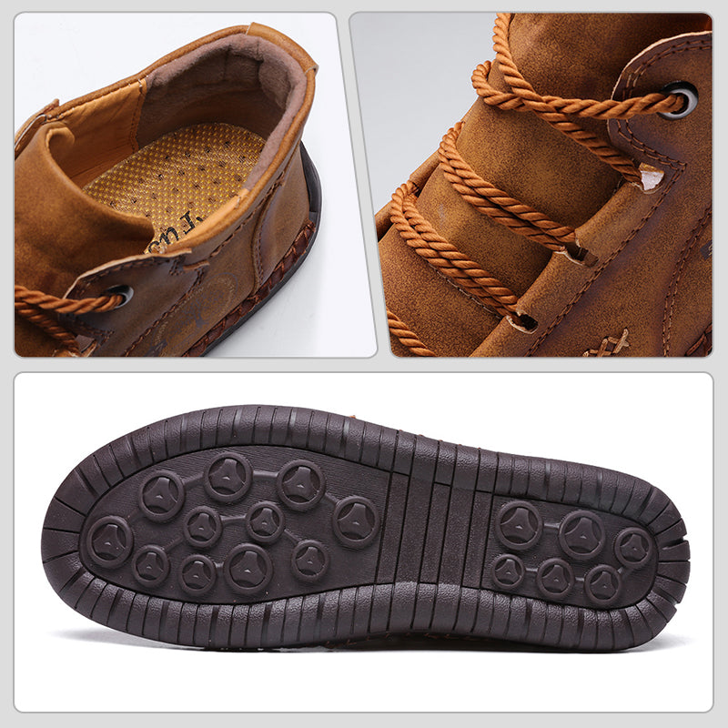 【Wykonane ręcznie】 Buty outdoorowe wykonane z prawdziwej skóry🔥