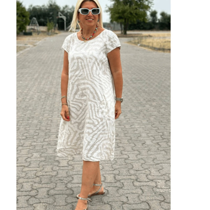 🎁2025-ös Bohém Vintage Mintás Lezser Ruhák👗