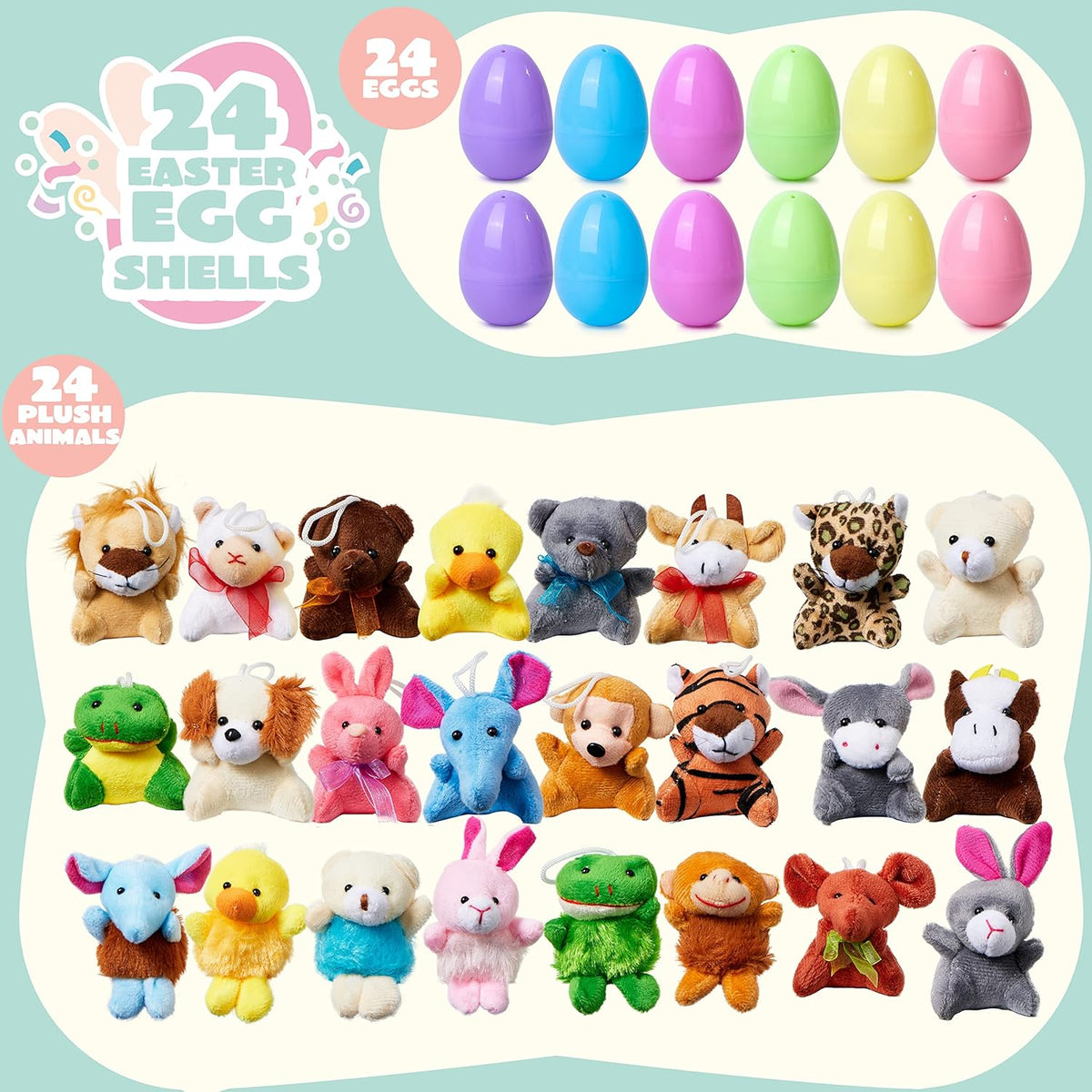 🎁12/24 DB Húsvéti tojás előretöltött, lassan kelő squishy játékok