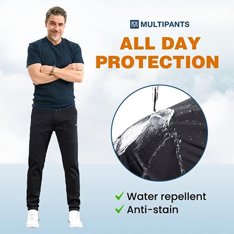 👖🔥 MultiPants – Extra Rugalmas & Strapabíró Sokzsebes Férfi Cargo Nadrág | Maximális Kényelem