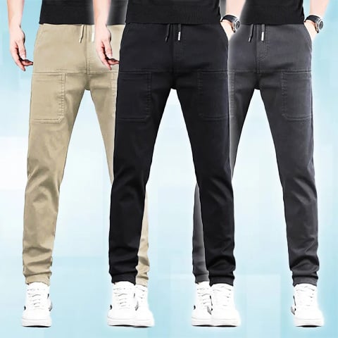 👖🔥 MultiPants – Extra Rugalmas & Strapabíró Sokzsebes Férfi Cargo Nadrág | Maximális Kényelem