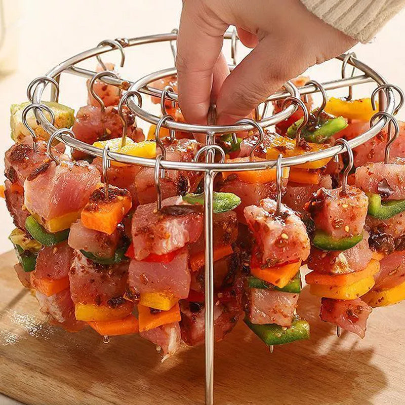 🥩Légsütő Barbecue grill Függőleges kebab grill + ingyenes hőálló kesztyű🍤