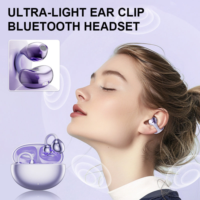 🎧Ultrakönnyű Bluetooth headset fülcsipesszel
