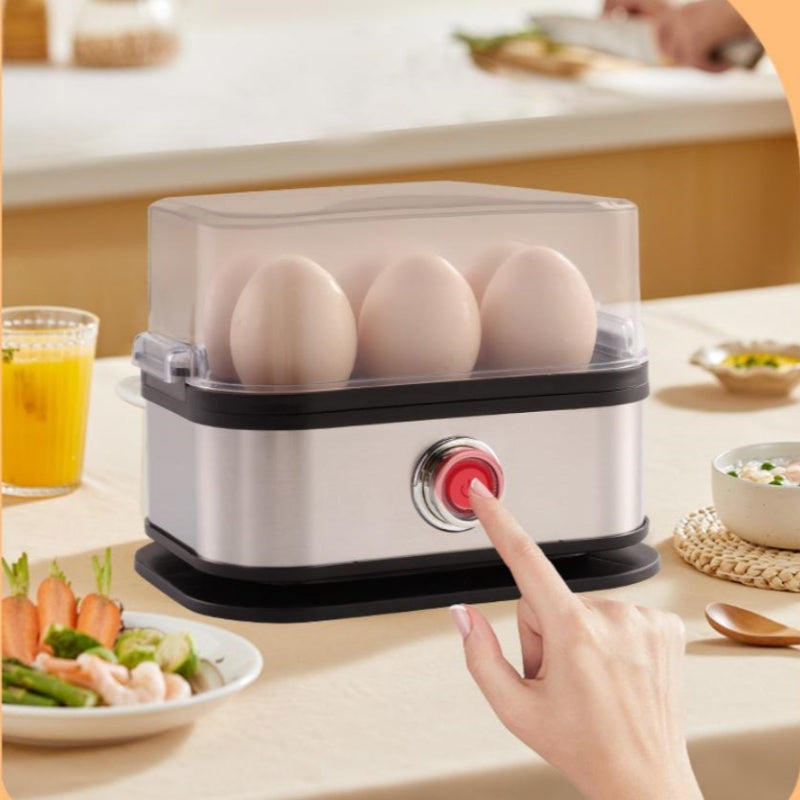 👩‍🍳 Multifunkciós tojáspároló átlátszó fedéllel