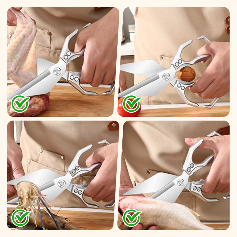 ✂️Multifunkcionális konyhai olló nagy igénybevételre🍗