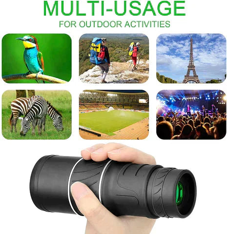 🔭16X52 Monokuláris Bifokális Optikai Zoommal